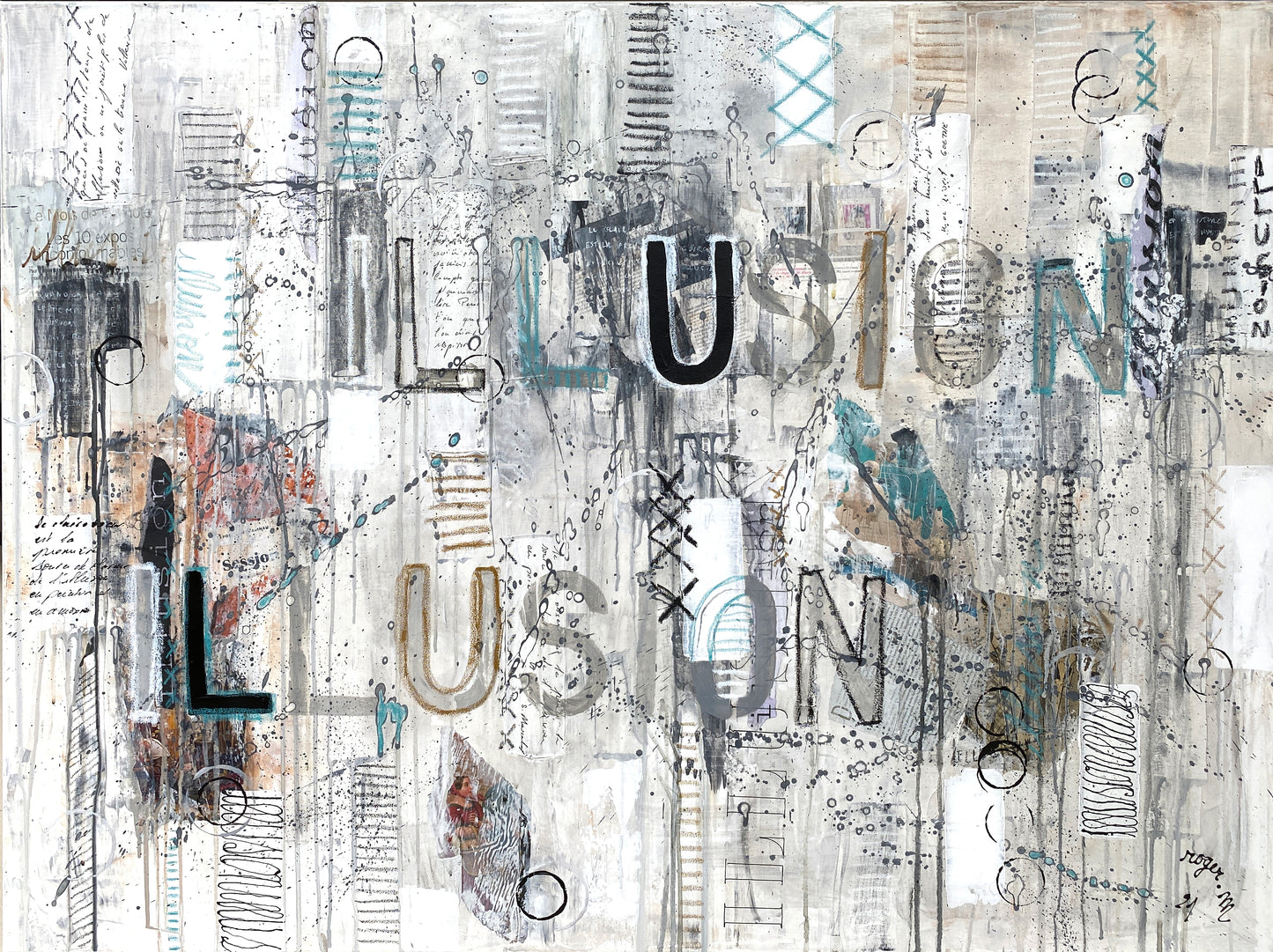 Illusions - 130 x 97 cm