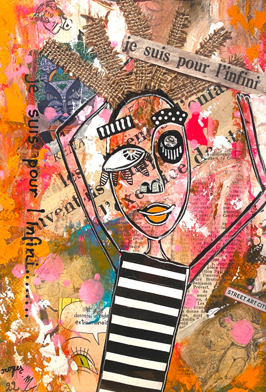 Je suis pour l'Infini - 41 x 31 cm