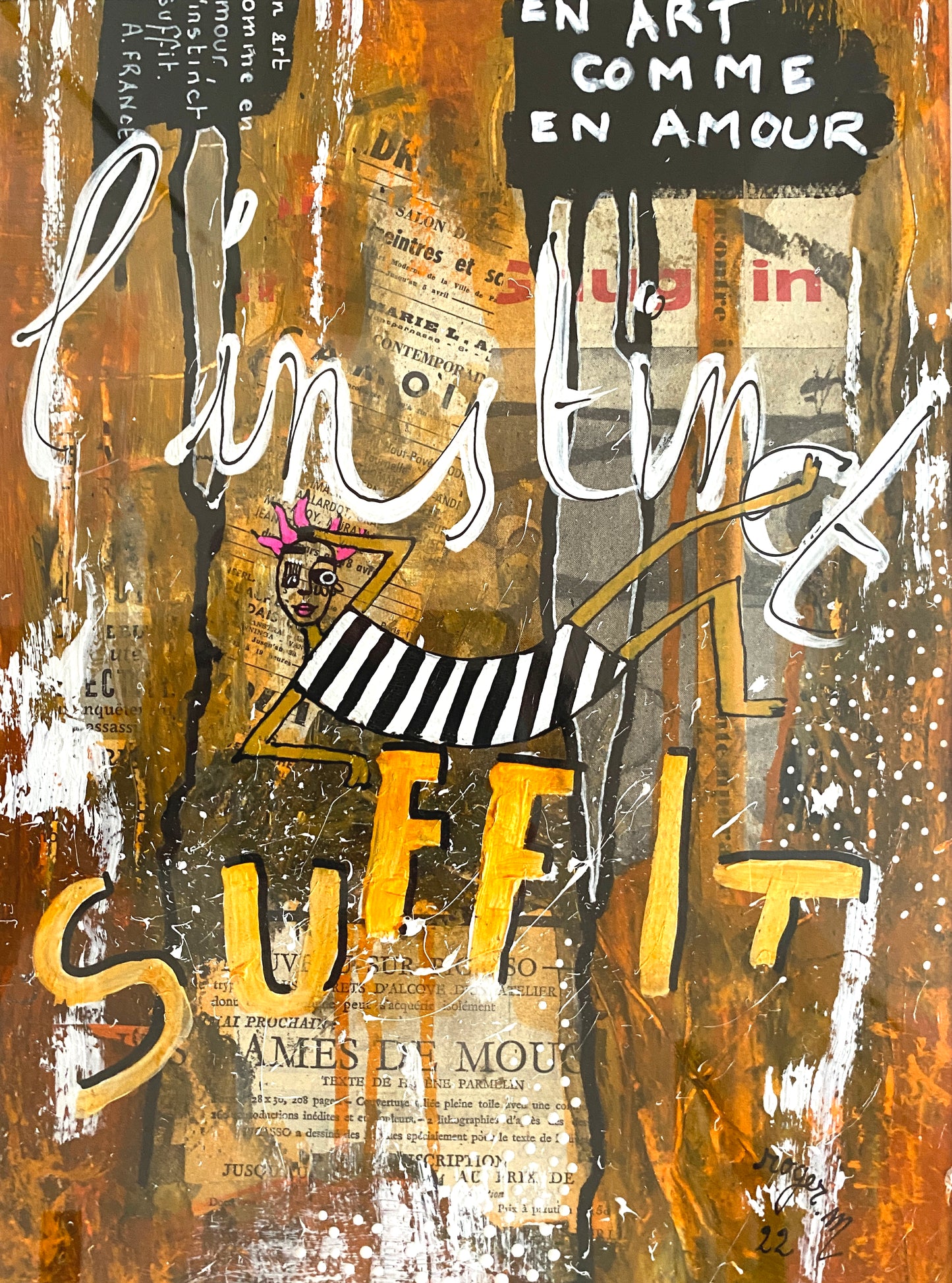 L'Instinct suffit - 41 x 31 cm