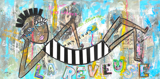 La Rêveuse - 100 x 50 cm