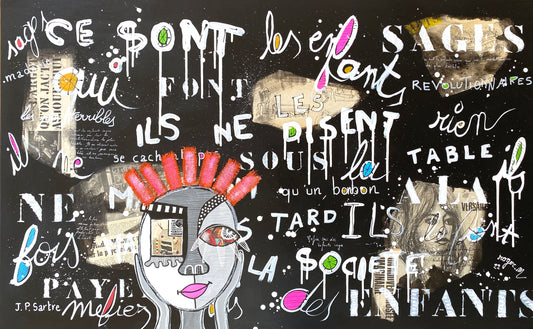 Les Enfants Sages - 116 x 73 cm