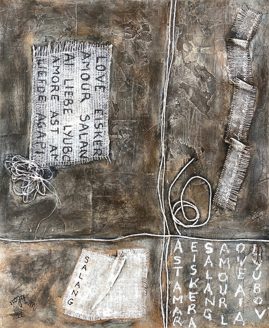 Les Mots d'Amour - 60 x 73 cm