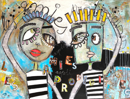 Napoli, les amies prodigieuses - 116 x 89 cm