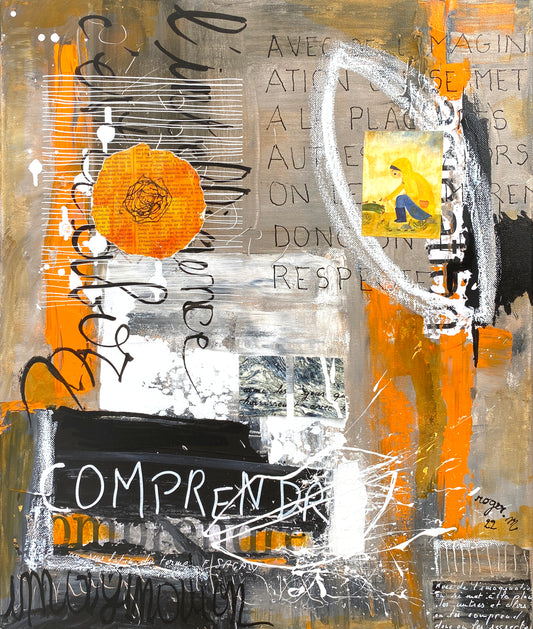 Te comprendre - 55 x 46 cm