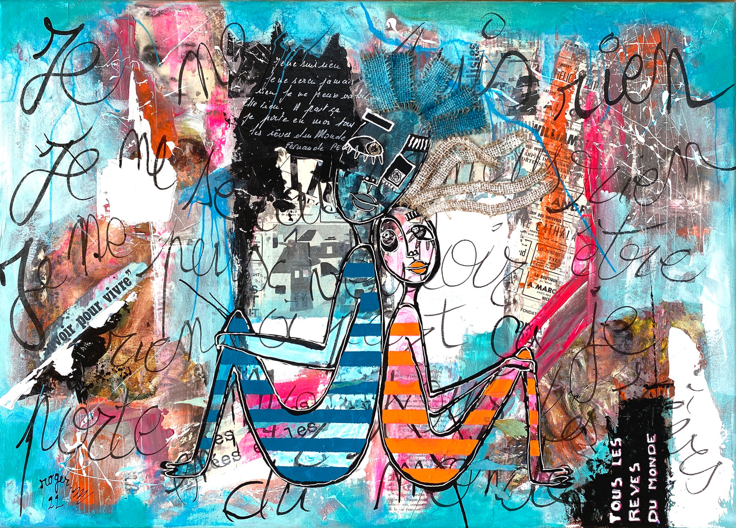 Tous les Rêves du Monde - 70 x 50 cm