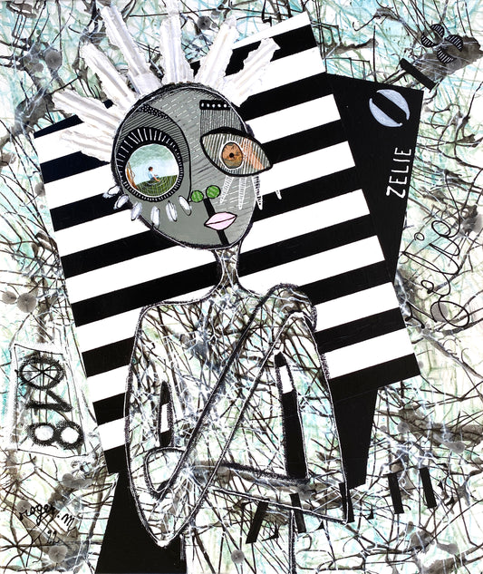 Zélie 020 - 55 x 46 cm