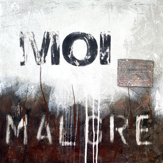 Malgré Moi - 80 x 80 cm