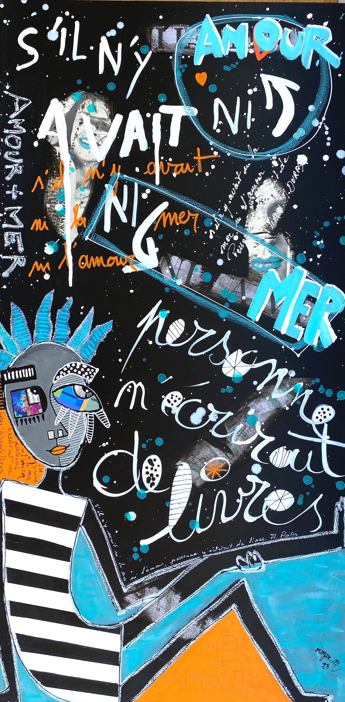 Ecritures - 100 x 50 cm