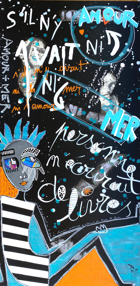 Ecritures - 100 x 50 cm