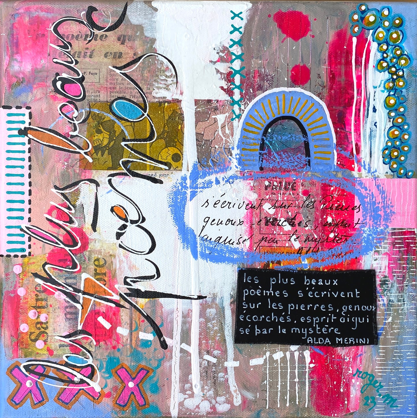 Genoux Ecorchés - 30 x 30 cm