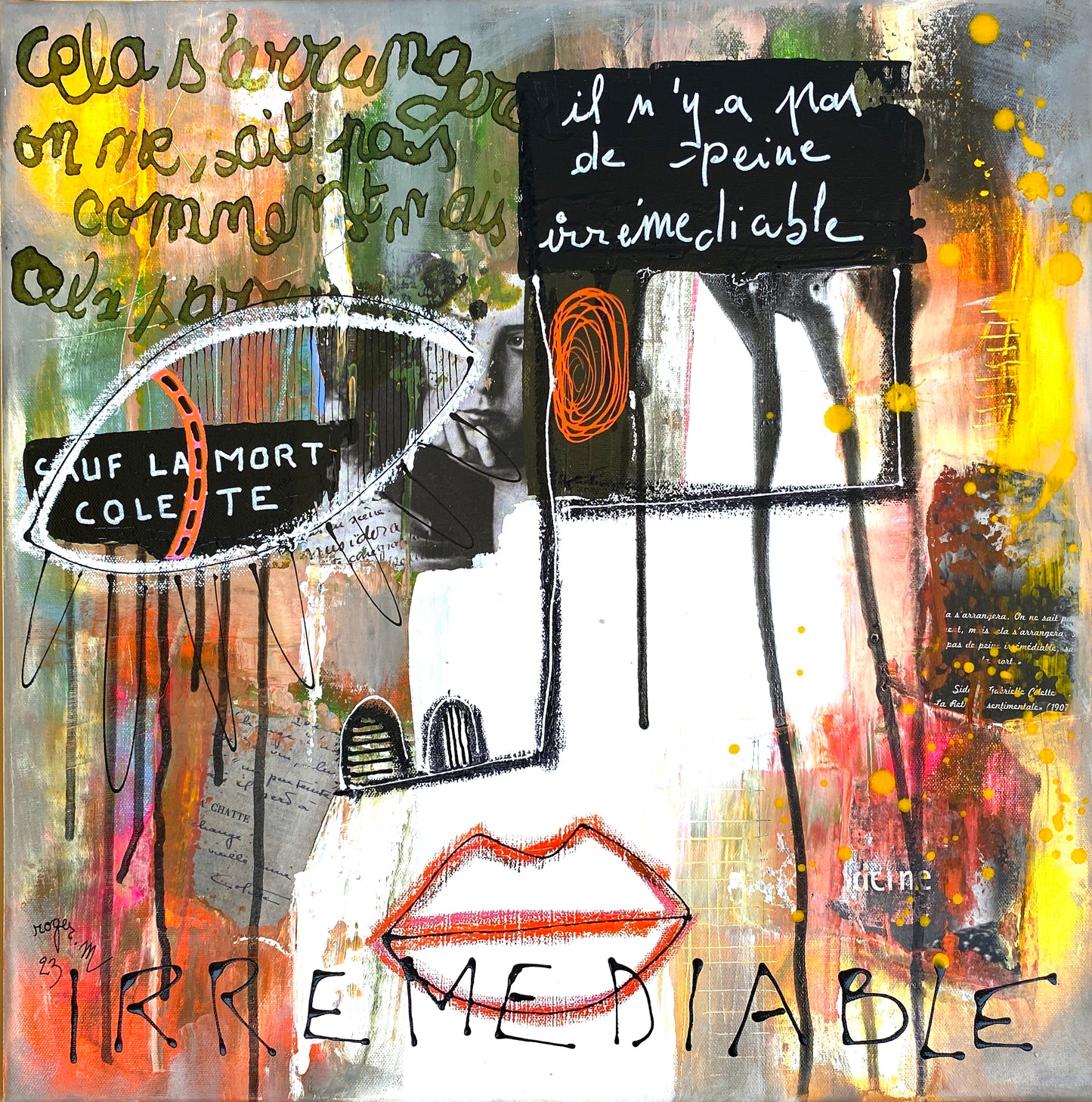 Irrémédiable - 50 x 50 cm