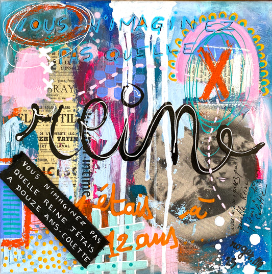 La Reine - 30 x 30 cm -