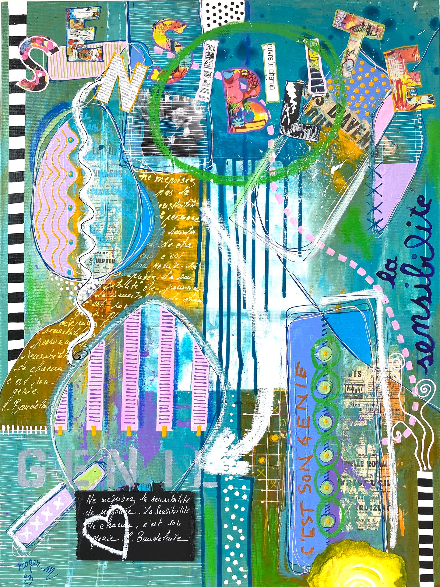 The Sensitivity of Each Individual - 80 x 60 cm -