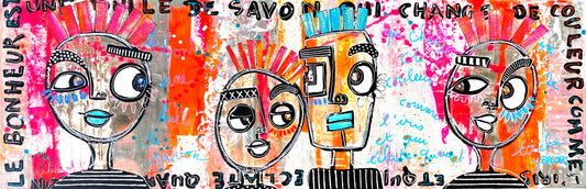 Bulles de Savon - 40 x 120 cm