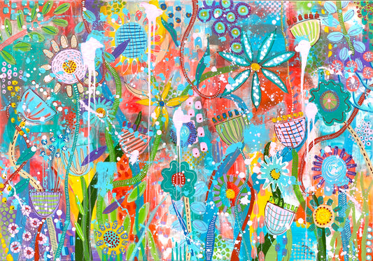 Exuberance - 116 x 81 cm