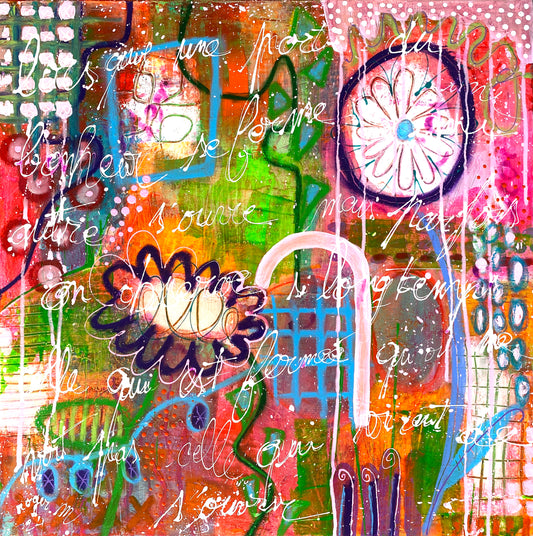 La Porte du Bonheur - 60 x 60 cm