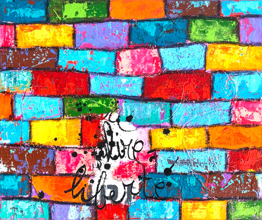 Lire = Liberté - 55 x 46 cm