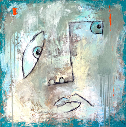 Poésie 3 - 100 x 100 cm