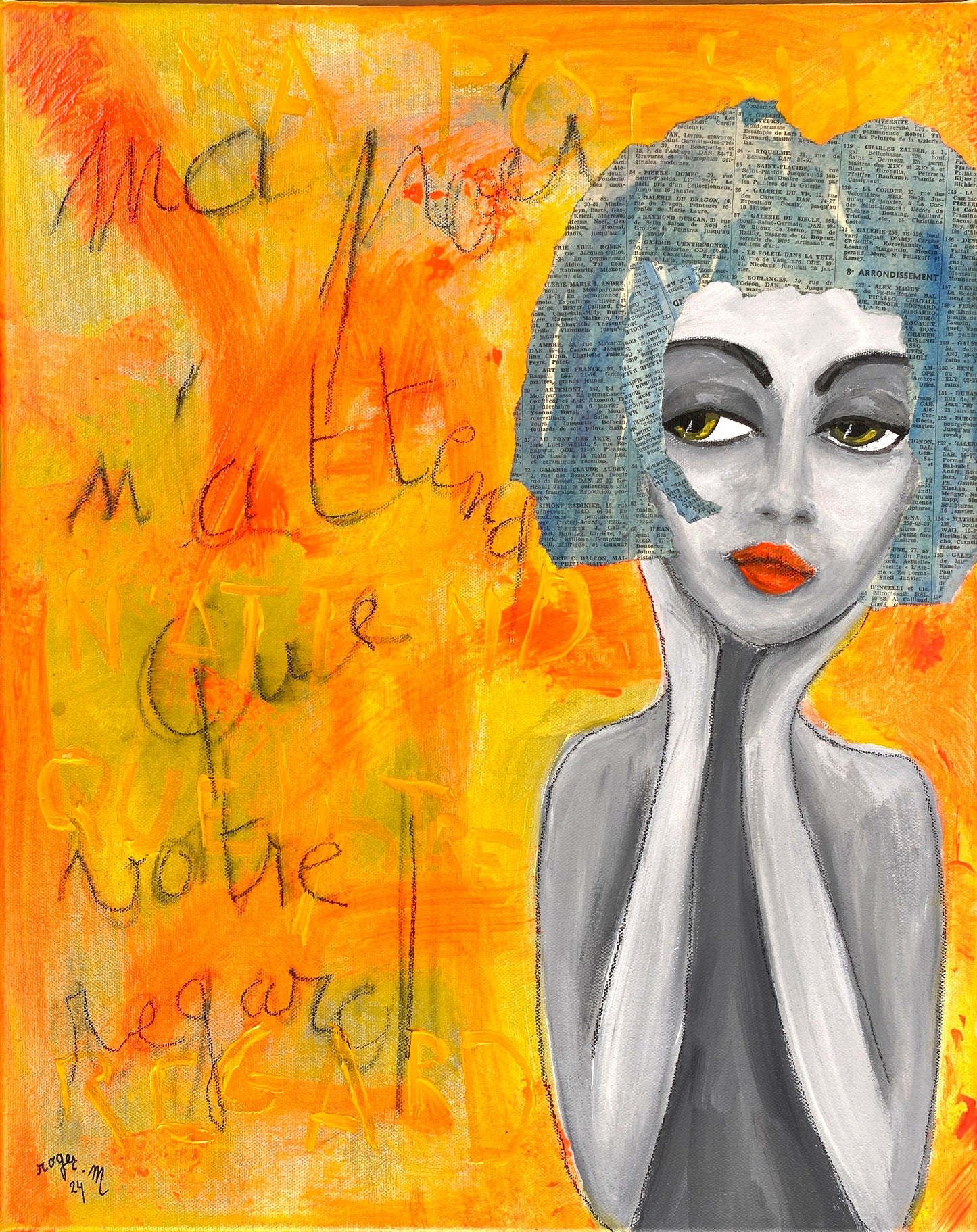 Poésie II - 50 x 40 cm