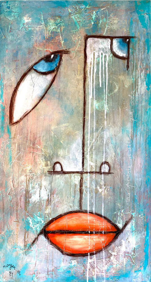 Poésie 4 - 90 x 50 cm