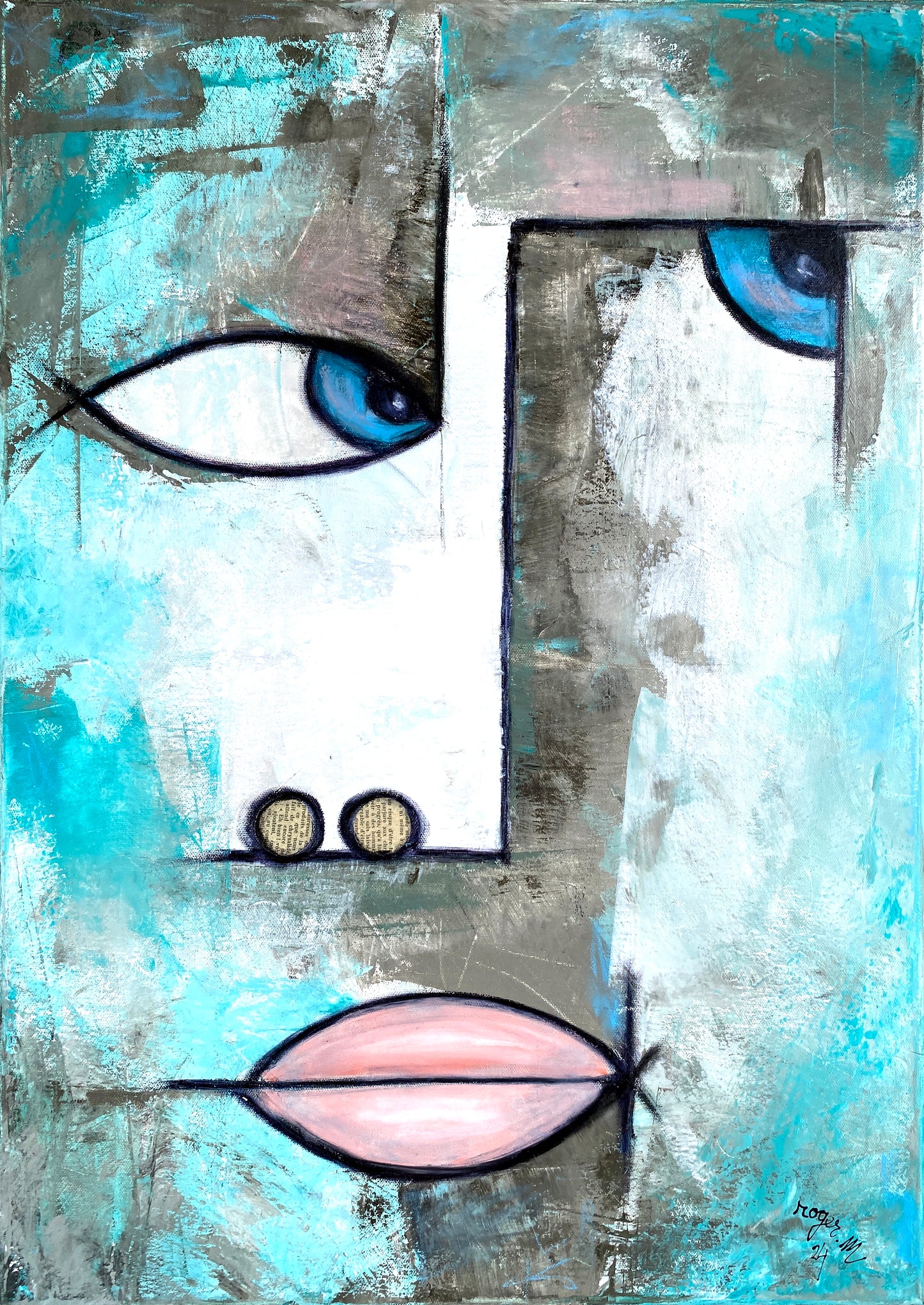 Poésie 6 - 70 x 50 cm