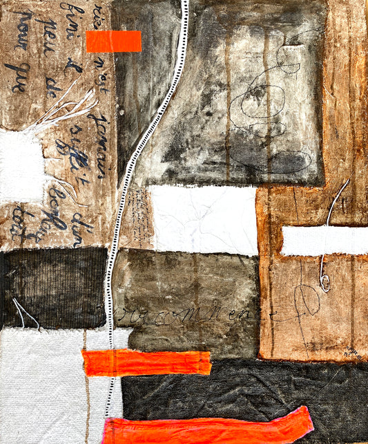 Tout recommencer - 65 x 54 cm