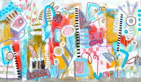 Le Jardin des Mots - 146 x 86 cm