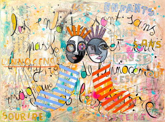 Les Enfants sans passé  - 130 x 97 cm