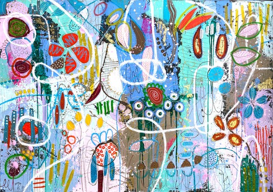Mon Jardin Fou - 162 x 114 cm