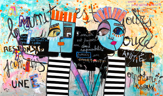 Une Douce Amitié - 146 x 86 cm