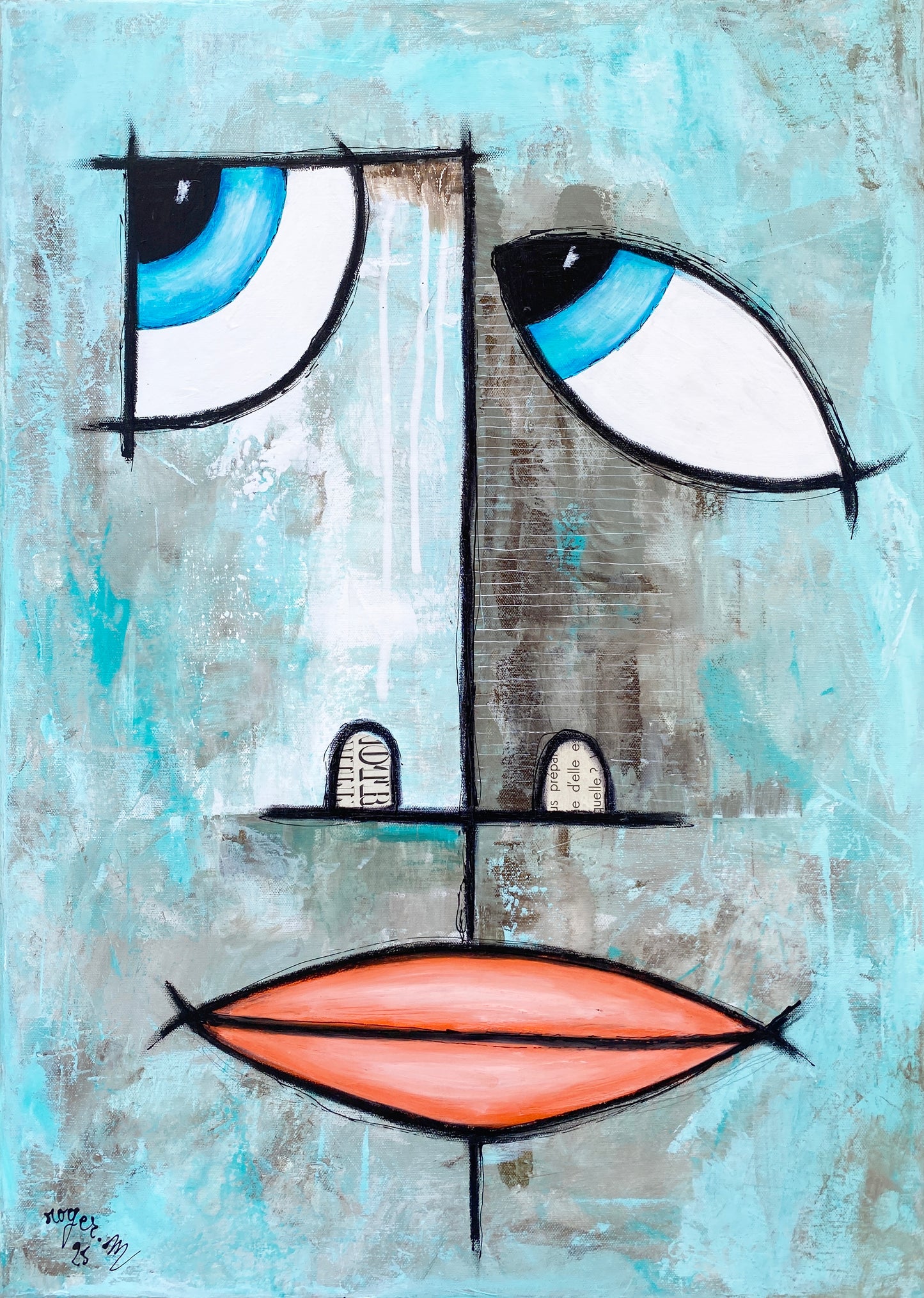 Poésie 10 - 50 x 70 cm   Commande