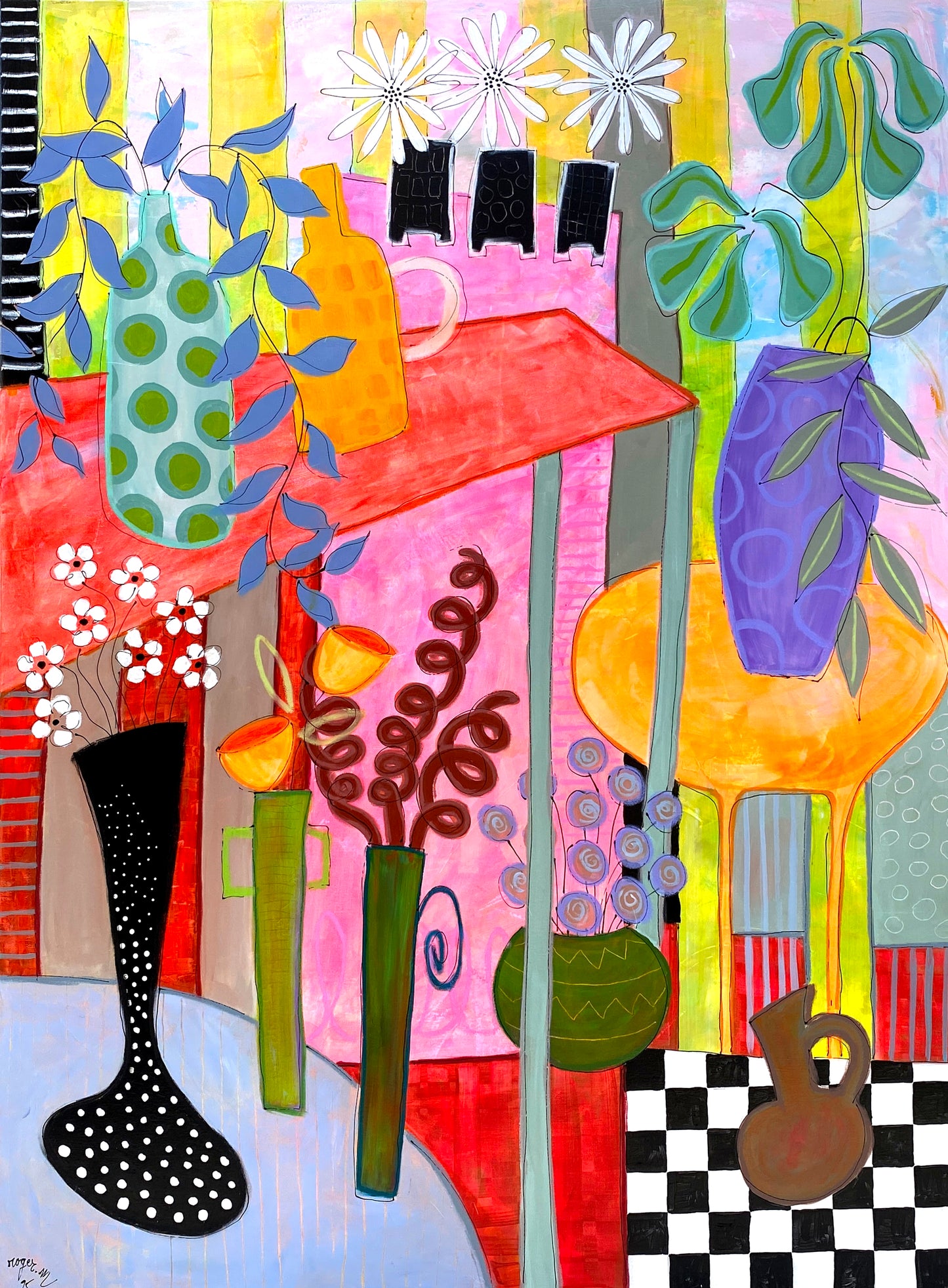 Le Balcon au Soleil - 130 x 97 cm