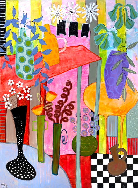 Le Balcon au Soleil - 130 x 97 cm