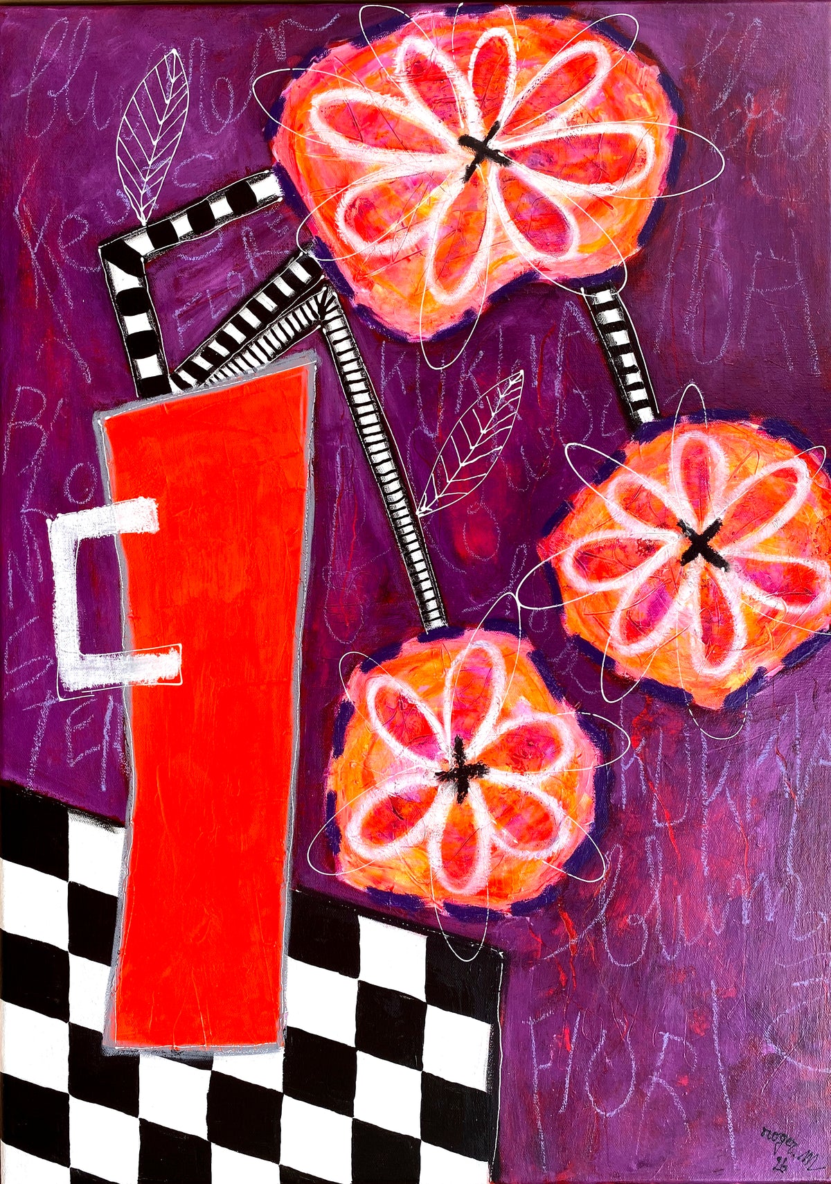 Flower Stories - 70 x 50 cm