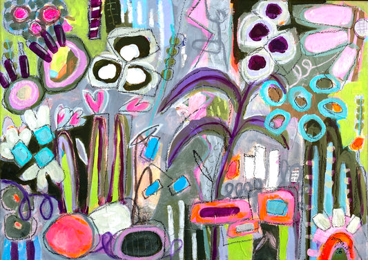 Jardin d'Hiver Oublié - 70 x 50 cm