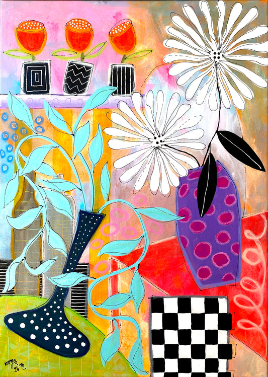 L'Heure Rose - 70 x 50 cm