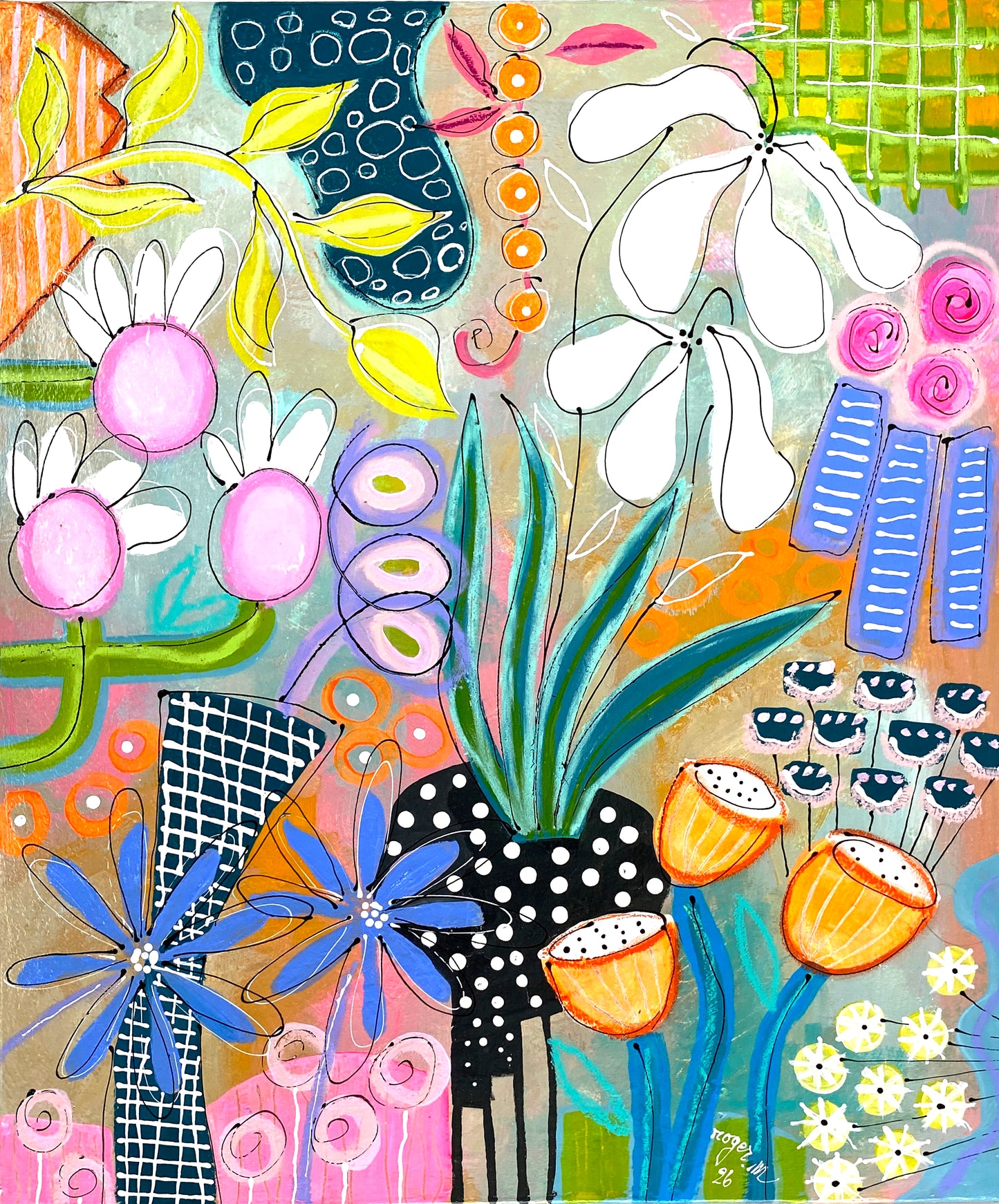 L'insolence du Printemps - 55 x 46 cm
