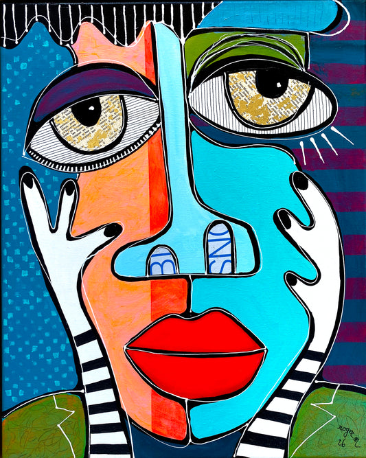 Le Double 8 - 50 x 40 cm