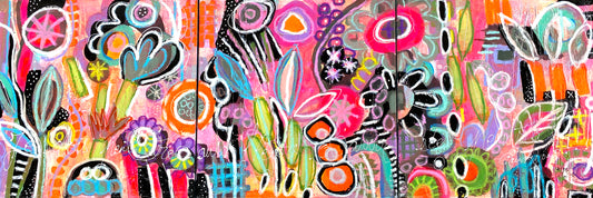 Les Fleurs du Peintre - 150 x 50 cm