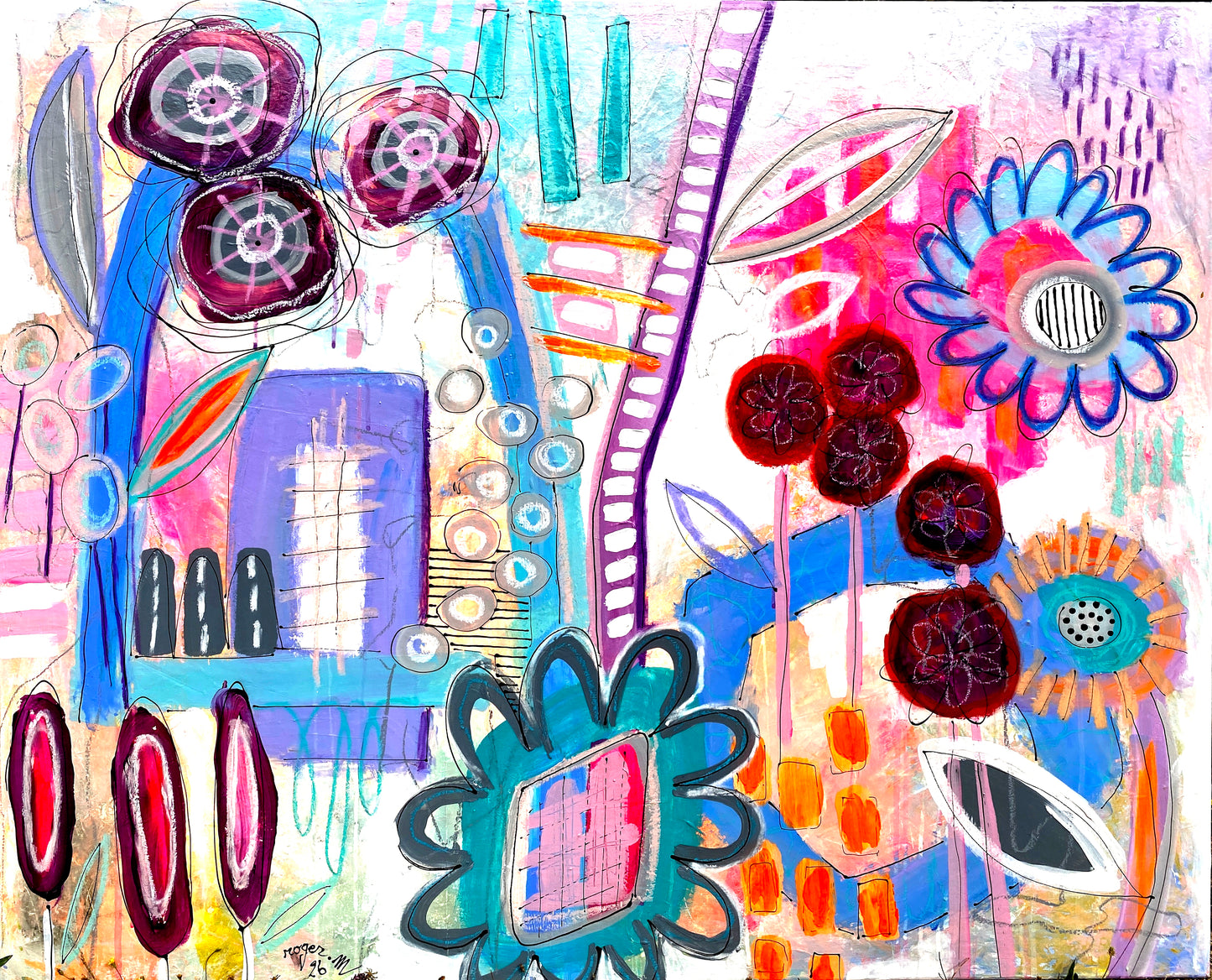 Memory of a Summer - 100 x 81 cm