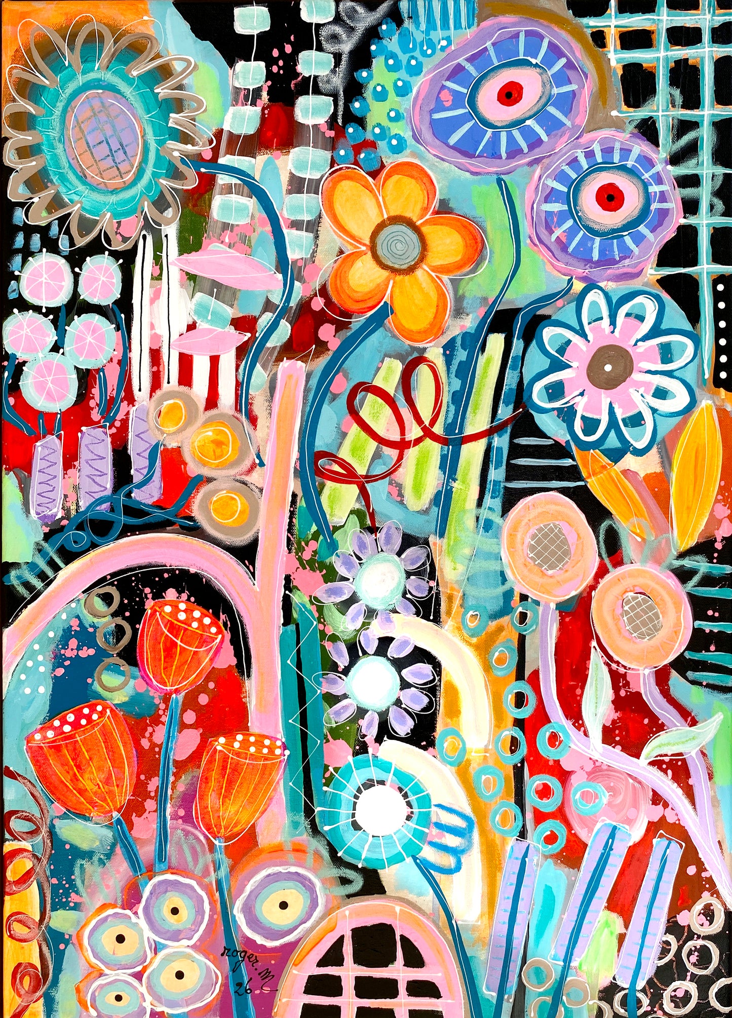 Petits Confettis de Nature - 50 x 70 cm