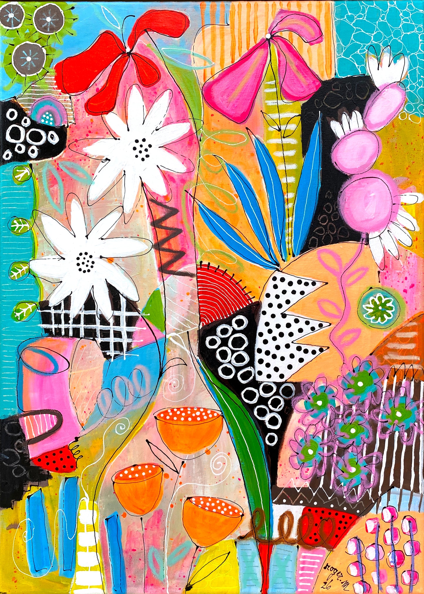 Petits Fragments de Joie -70 x 50 cm