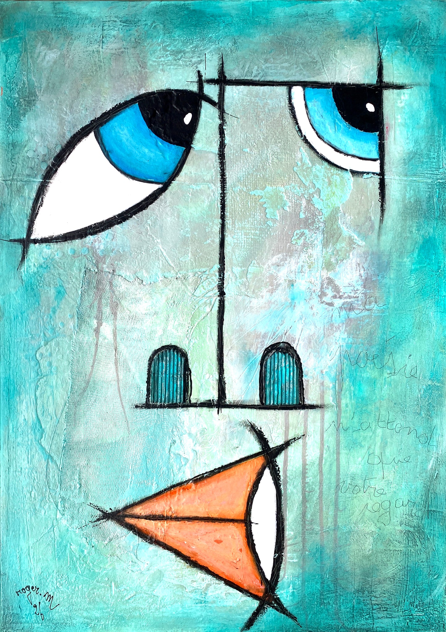 Poésie XI - 70 x 50 cm -