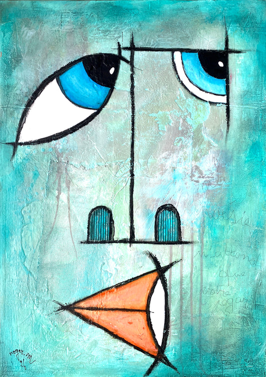 Poésie XI - 70 x 50 cm -