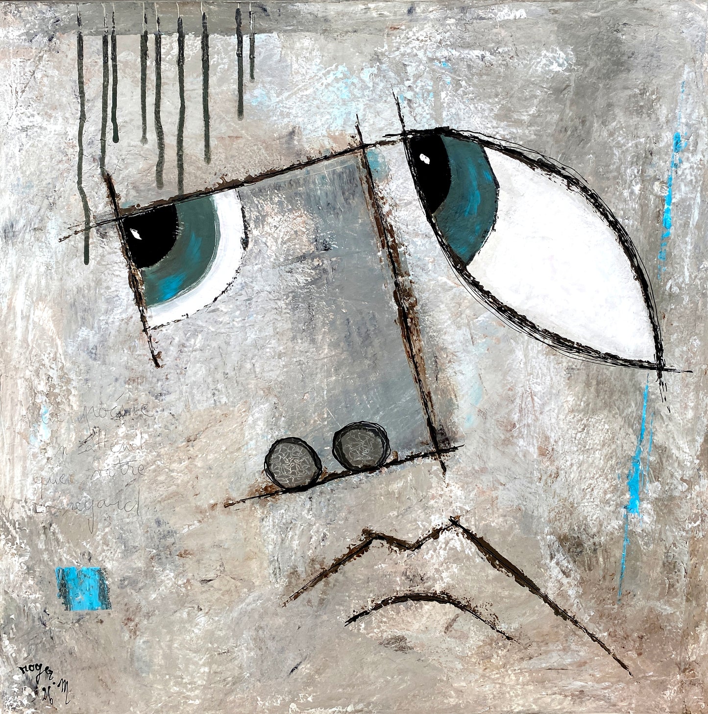 Poésie XII - 60 x 60 cm