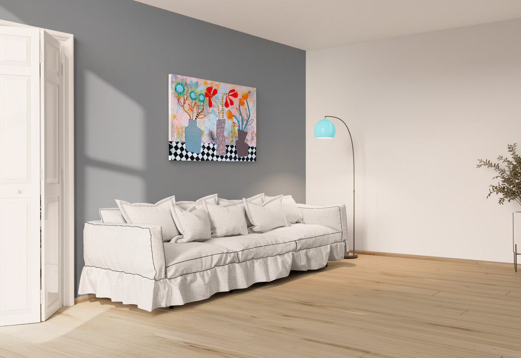 Les Trois Vases - 130 x 97 cm