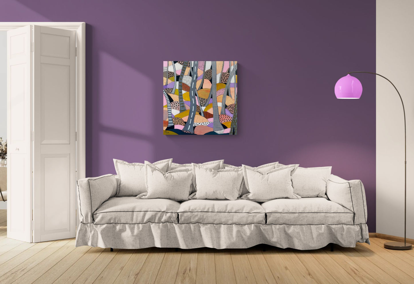 Fragments of Undergrowth - 80 x 80 cm