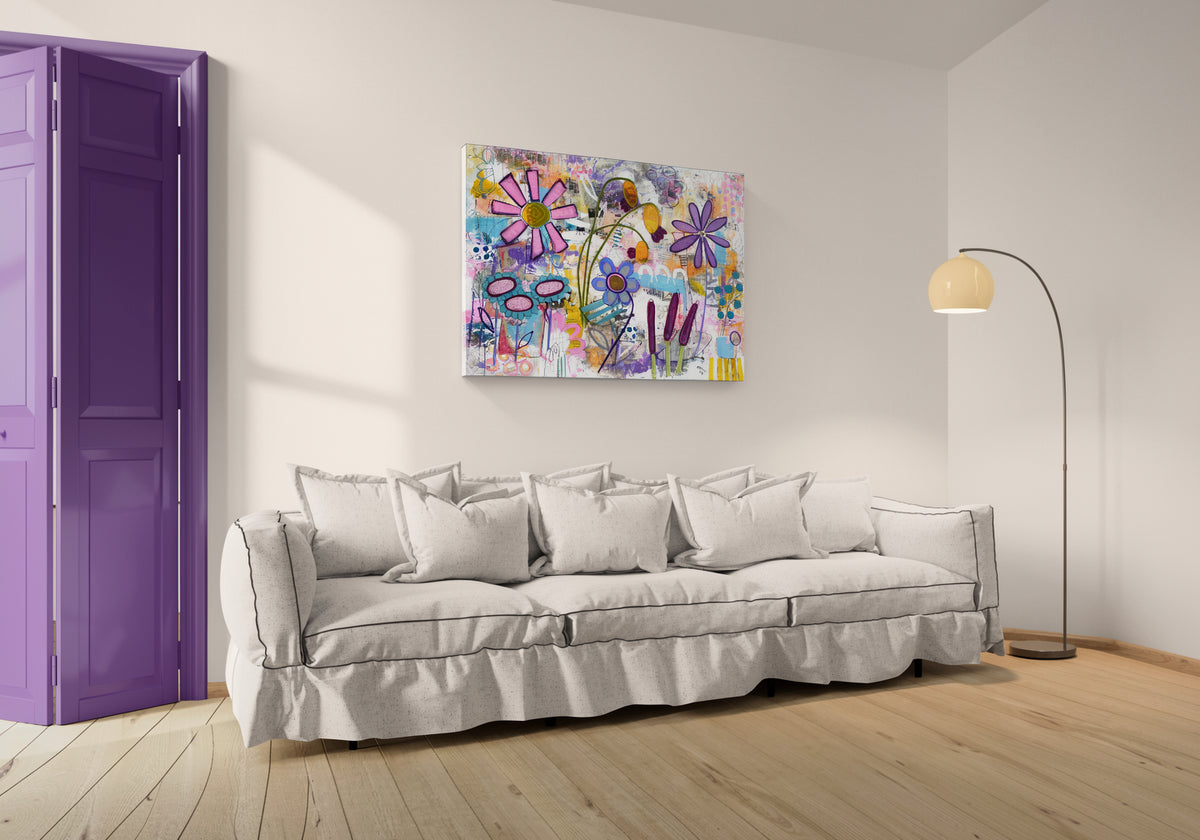 Le Jardin d'à Côté - 116 x 89 cm
