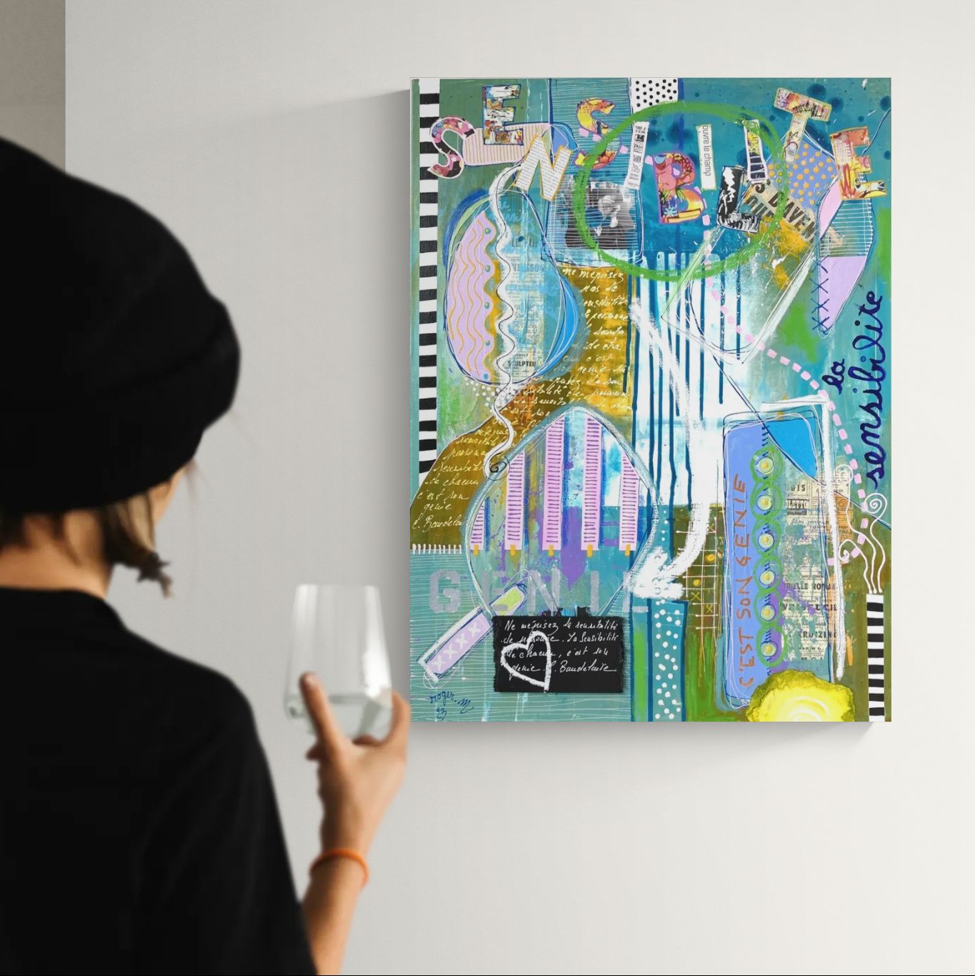 The Sensitivity of Each Individual - 80 x 60 cm -