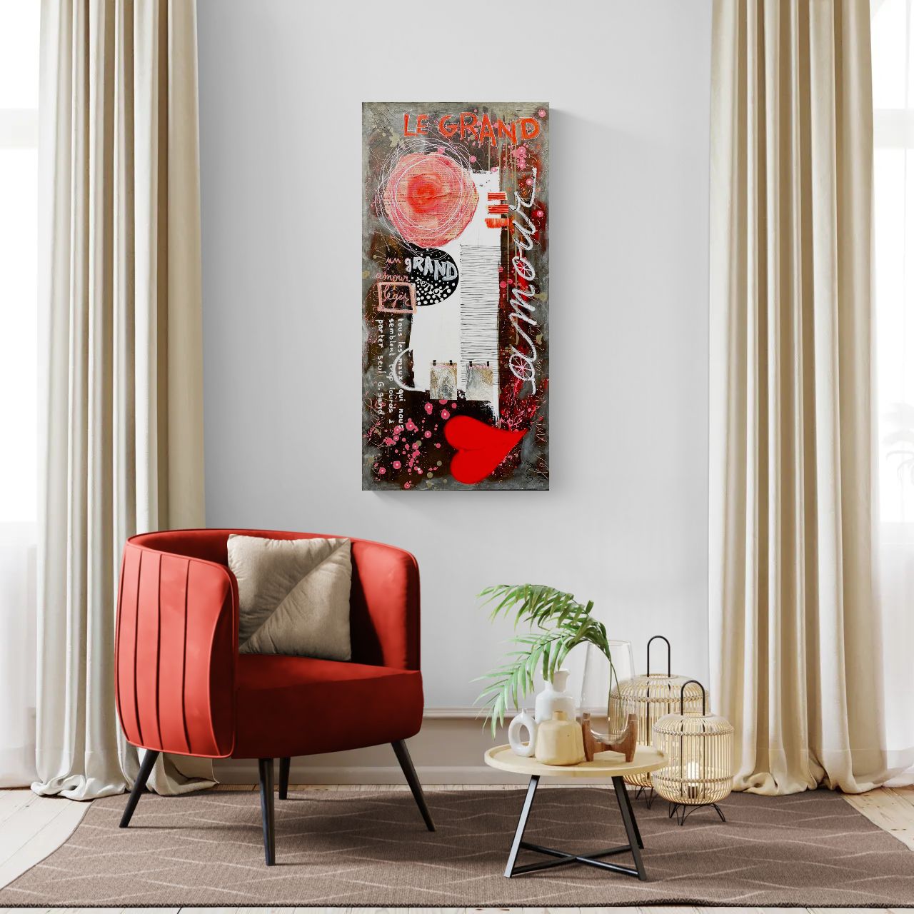 The Great Love - 100 x 50 cm